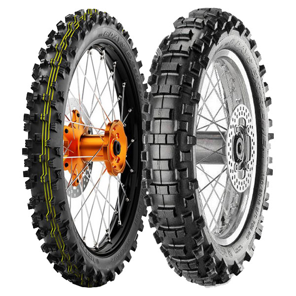 METZELER COPPIA GOMME METZELER 90/100-21 6DAYS EXTR MST SUPER S + 140/80-18 6DAYS EXTR