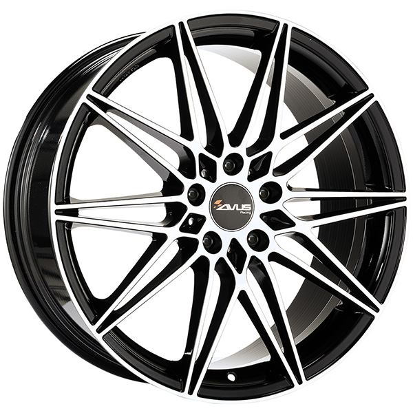 AVUS AC-MB5 8x18 5x112 ET 30 BLACK POLISHED