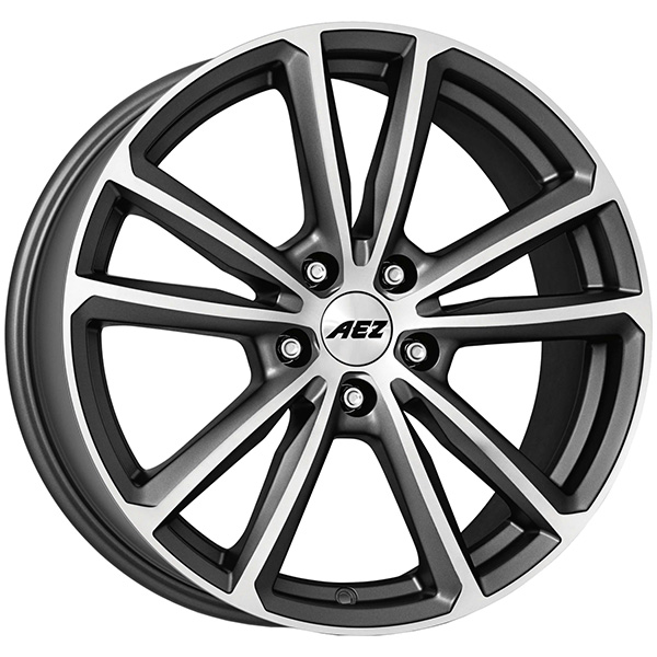 AEZ Tioga titan 7.5x17 5x108 ET 40 GRAPHITE MATT/POLISHED