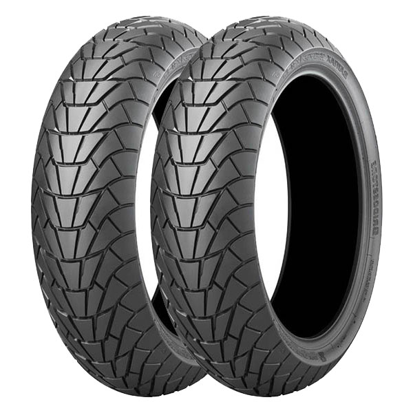 BRIDGESTONE COPPIA GOMME BRIDGESTONE 130/80-18 + 170/60-17 ADVEN.CROSS SCRAMBLER AX41S M+S