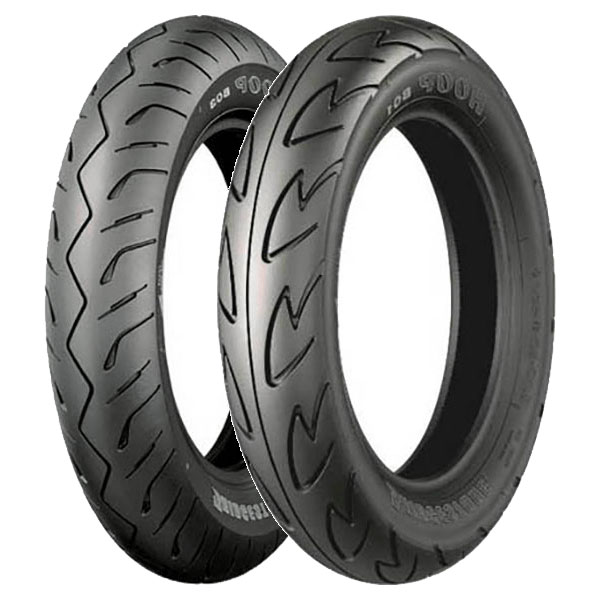 BRIDGESTONE COPPIA GOMME BRIDGESTONE 120/70-14 55S HOOP B03 + 100/90-10 56J HOOP B01