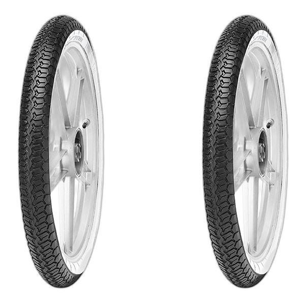 MITAS COPPIA GOMME MITAS 2.25-16 38J + 2.25-16 38J B8 FASCIA BIANCA