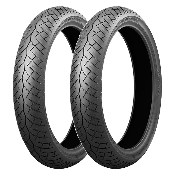 BRIDGESTONE COPPIA GOMME BRIDGESTONE 100/80-17 52H + 120/80-17 61H BATTLAX BT46