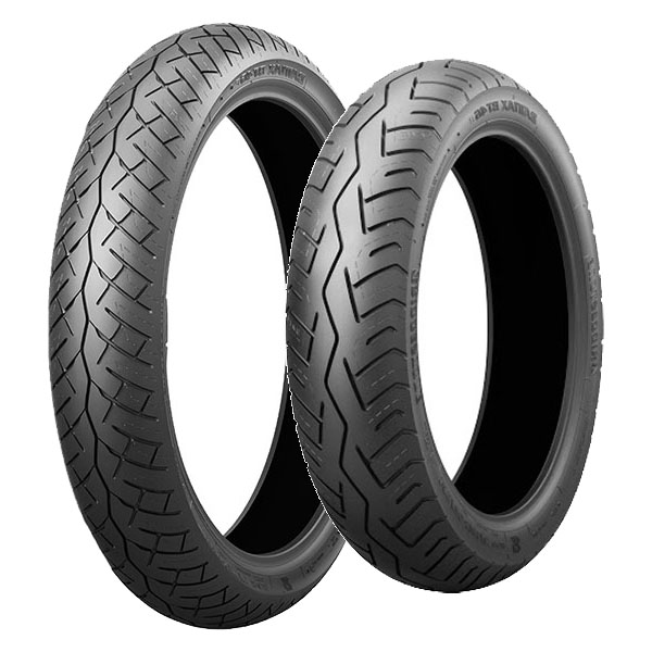 COPPIA GOMME BRIDGESTONE 110/90-16 59V + 130/80-18 66V BATTLAX BT46