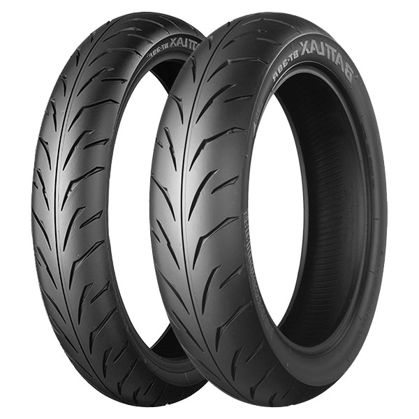 BRIDGESTONE COPPIA GOMME BRIDGESTONE 80/90-17 44S + 100/80-17 52S BATTLAX BT39