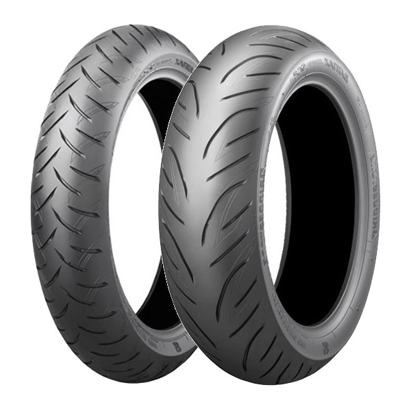 BRIDGESTONE COPPIA GOMME BRIDGESTONE 120/70-14 55H + 160/60-14 65H BATTLAX SC2