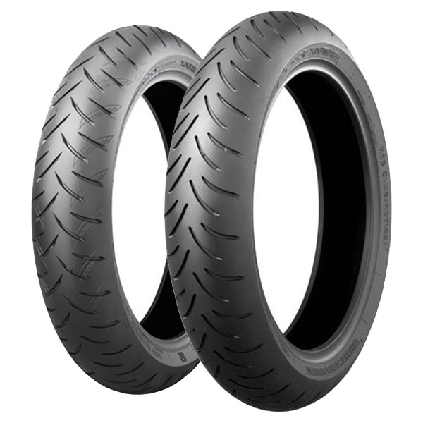 BRIDGESTONE COPPIA GOMME BRIDGESTONE 120/70-14 55H BATTLAX SC2 + 120/70-14 55P BATTLAX SC1