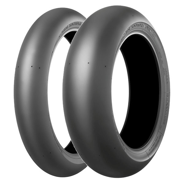 BRIDGESTONE COPPIA GOMME BRIDGESTONE 120/605-17 V02 SLICK M + 180/655-17 V02 SLICK S