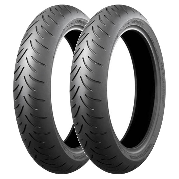 COPPIA GOMME BRIDGESTONE 70/90-14 34P + 120/70-14 55P BATTLAX SC1