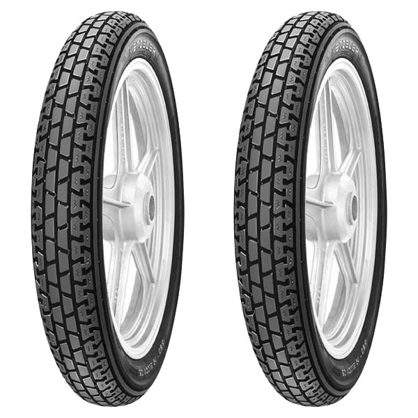 METZELER COPPIA GOMME METZELER 3.50-19 57P + 3.50-19 57P BLOCK C