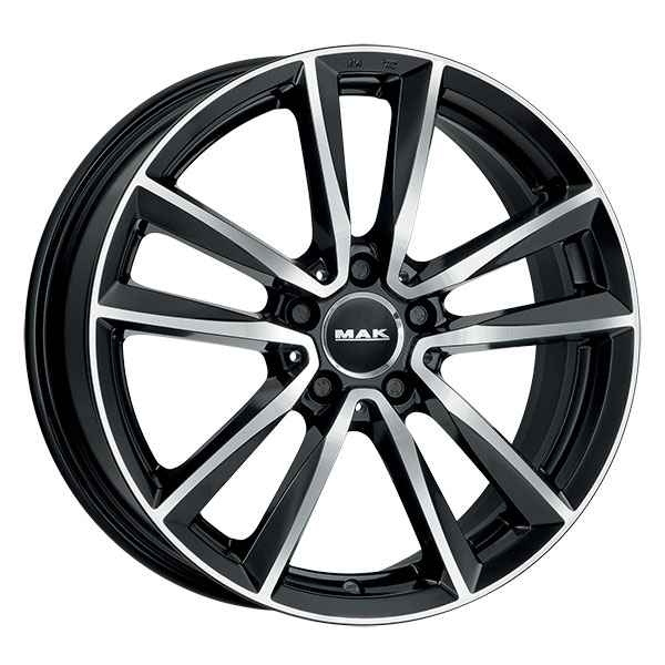 MAK BREMEN 7.5x17 5x112 ET 48 BLACK MIRROR