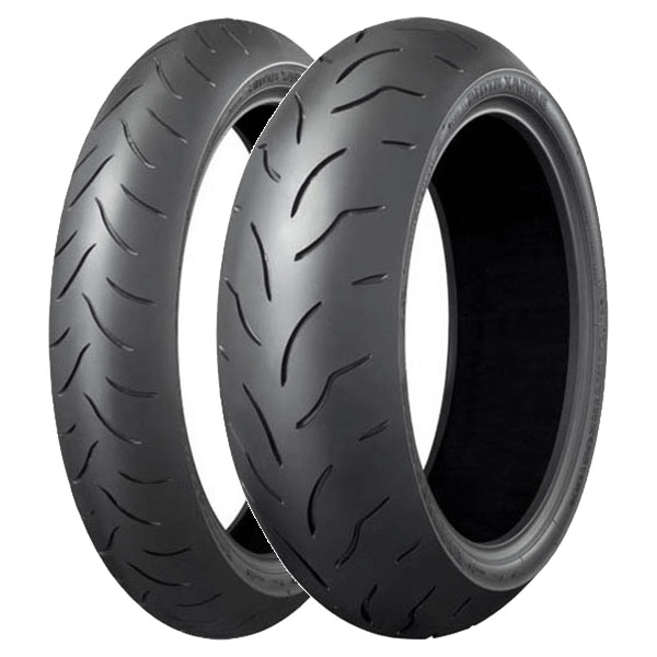 BRIDGESTONE COPPIA GOMME BRIDGESTONE 110/80-18 (58W) + 160/60-18 (70W) BATTLAX BT016 PRO