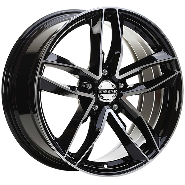 TECNOMAGNESIO FLARE EVO 8.5x21 5x112 ET 30 BLACK POLISH