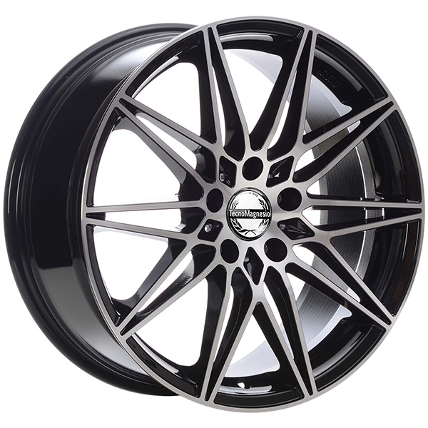 TECNOMAGNESIO MESH 8x18 5x112 ET 30 BLACK POLISH