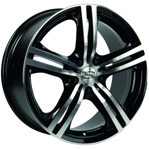 MIM MILANO EVO 7x16 5x110 ET 38 BLACK MIRROR