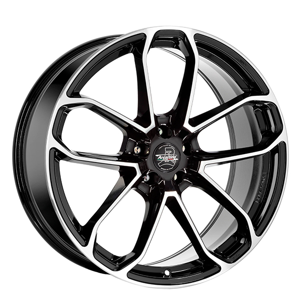 ARCASTING CERCHIO IN LEGA ARCASTING CAESAR 11x22 5x112 ET 40 BLACK POLISHED
