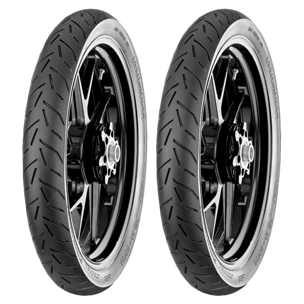 CONTINENTAL COPPIA GOMME CONTINENTAL 2.50-17 43P + 2.50-17 43P STREET
