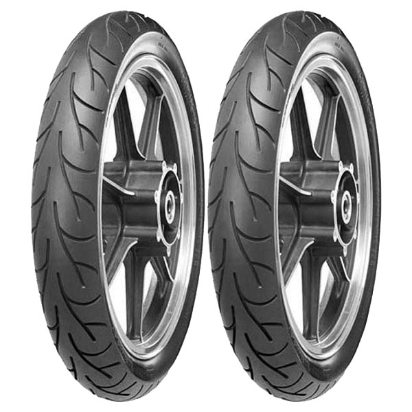 COPPIA GOMME CONTINENTAL 2.75-17 47J + 2.50-16 42M GO!