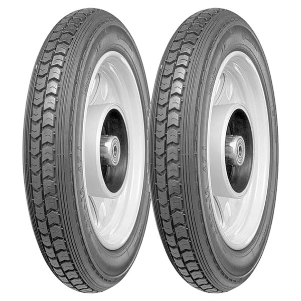 CONTINENTAL COPPIA GOMME CONTINENTAL 3.50-8 46J + 3.50-8 46J LB M/C