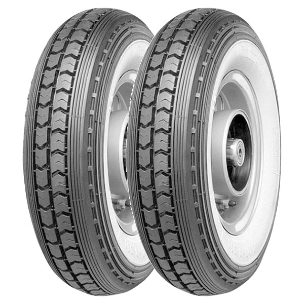 CONTINENTAL COPPIA GOMME CONTINENTAL 3.00-12 47J + 3.00-12 47J LB M/C WW