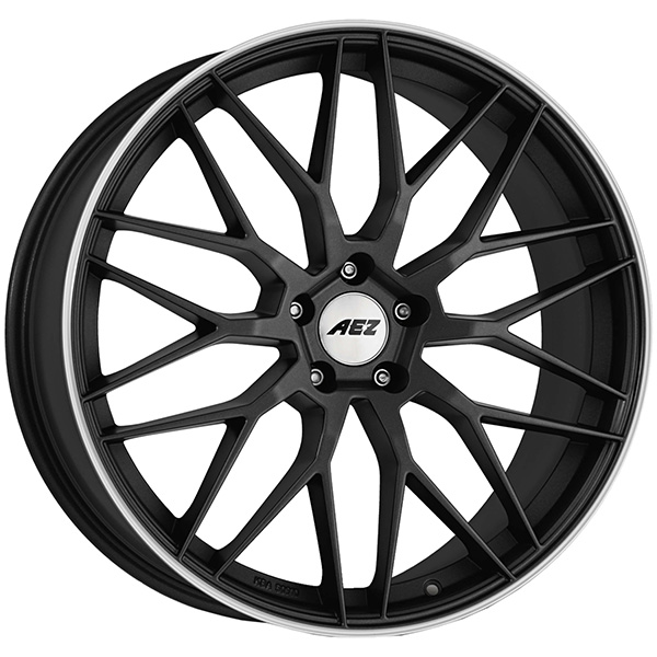 AEZ Crest dark 8x19 5x114.3 ET 50 gunmetal matt/polished lip
