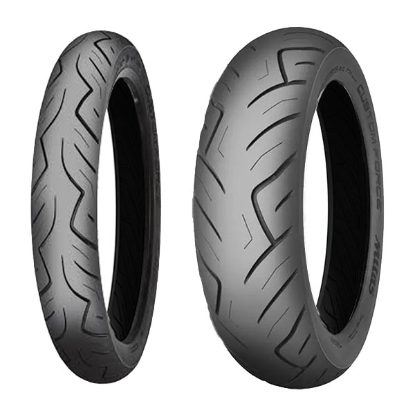 MITAS COPPIA GOMME MITAS 130/90-16 67H + 170/80-15 77H CUSTOM FORCE