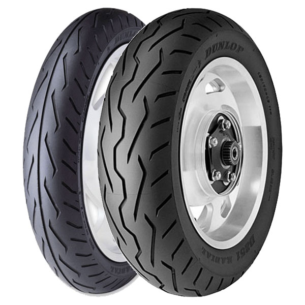 DUNLOP COPPIA GOMME DUNLOP 130/70-18 63H D251 (L) + 200/60-16 79V D251