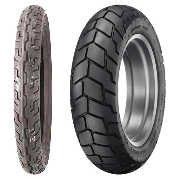 DUNLOP COPPIA GOMME DUNLOP 130/90-16 73H D401 H.D. + 180/70-16 77H D427 H.D.