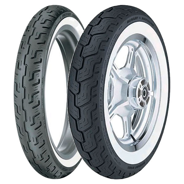 DUNLOP COPPIA GOMME DUNLOP 100/90-19 57H D401 WWW H.D. + MT90-16 74H D402 WWW H.D.