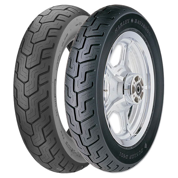 DUNLOP COPPIA GOMME DUNLOP 130/90-16 67H D404 (G) + 130/90-16 73H D401 H.D.