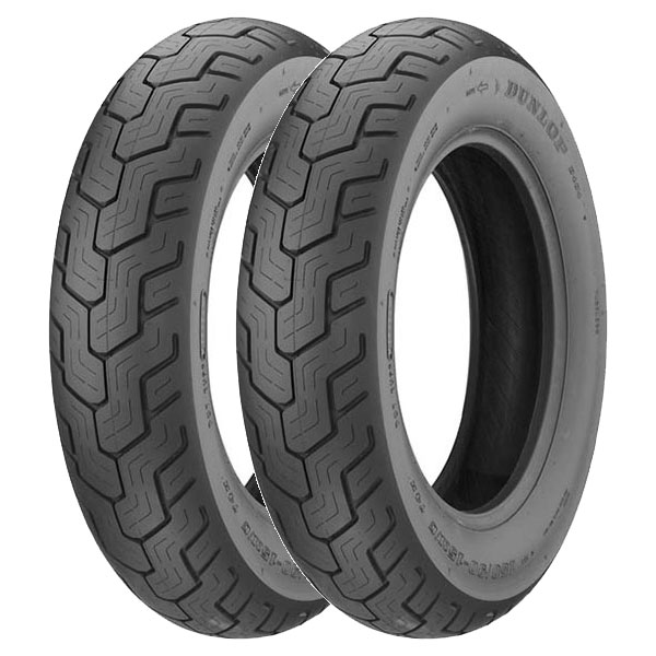 COPPIA GOMME DUNLOP 80/90-21 48H + 180/70-15 76H D404
