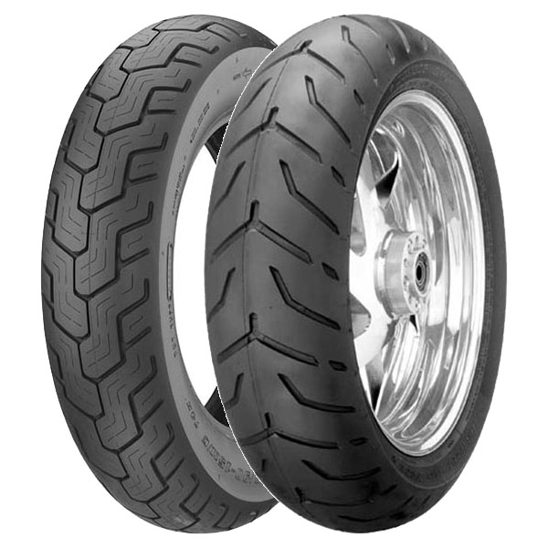 DUNLOP COPPIA GOMME DUNLOP 130/90-16 67H D404 + 200/55-17 78V D407 H.D.