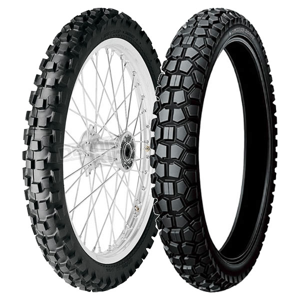 DUNLOP COPPIA GOMME DUNLOP 90/90-21 54R D606 + 4.10-18 59P D605