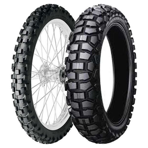 DUNLOP COPPIA GOMME DUNLOP 90/90-21 54R D606 + 90/100-16 51P D605