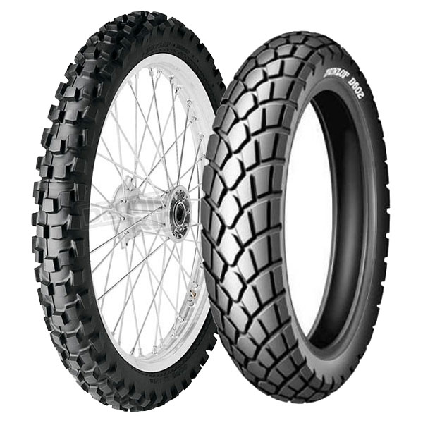 DUNLOP COPPIA GOMME DUNLOP 90/90-21 54R D606 + 130/80-17 65P D602