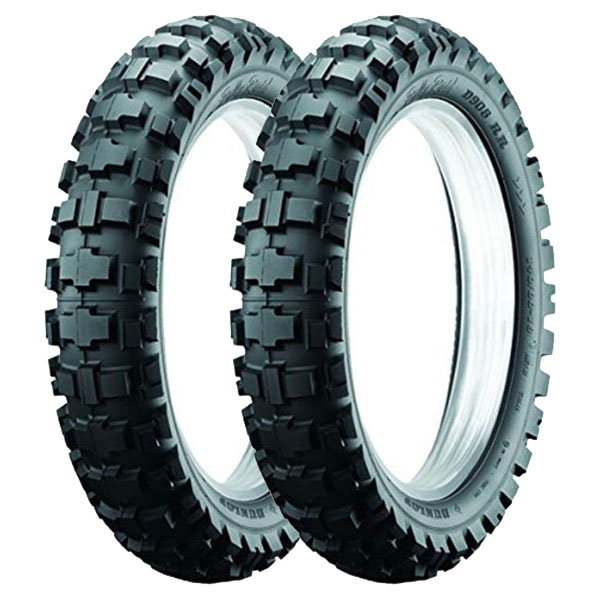 DUNLOP COPPIA GOMME DUNLOP 90/90-21 54S + 150/70-18 70S D908 RR