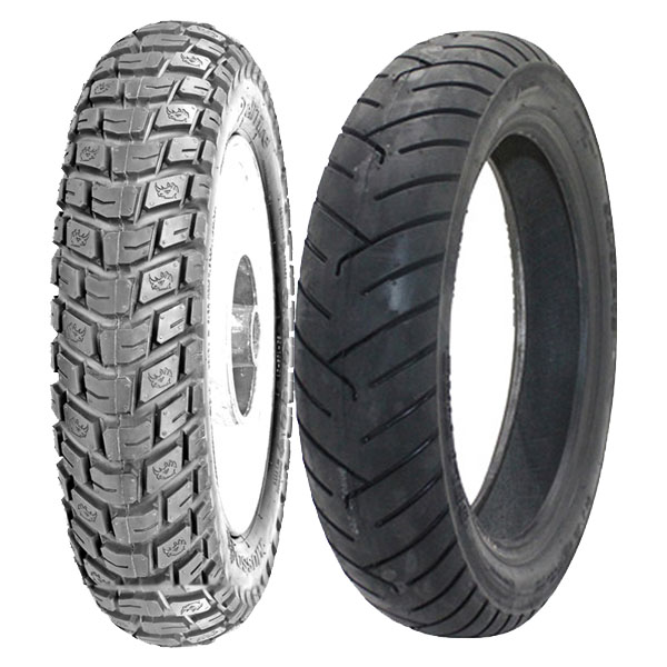 DELI TYRE COPPIA GOMME DELI TYRE 100/90-10 56J SC-108 + 90/90-12 54P S-220