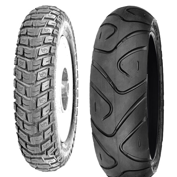 DELI TYRE COPPIA GOMME DELI TYRE 100/90-10 56J SC-108 + 130/90-10 70J SC-106