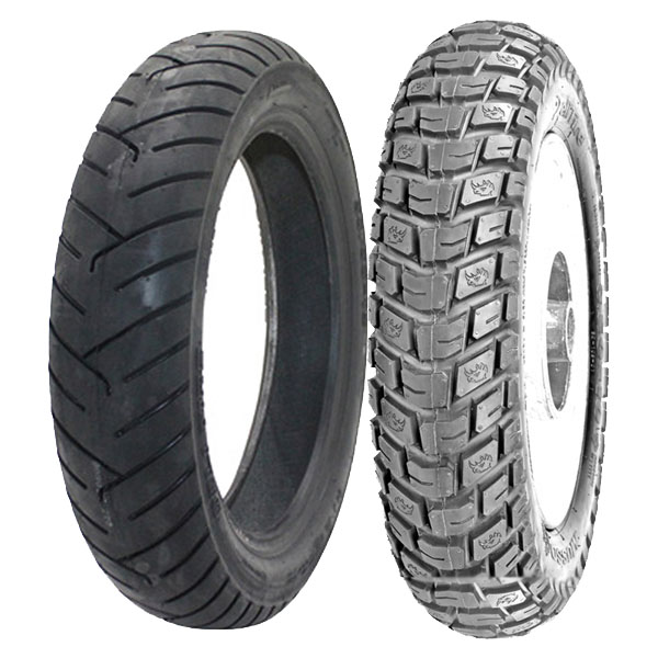 DELI TYRE COPPIA GOMME DELI TYRE 90/90-12 54P S-220 + 100/90-10 56J SC-108