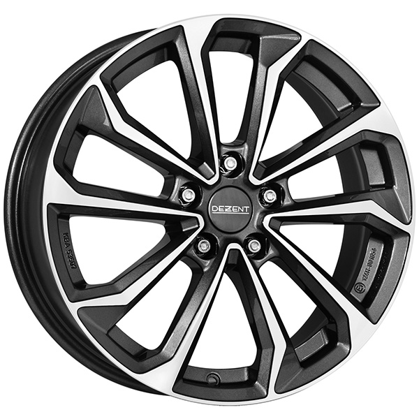 DEZENT KS dark 7.5x19 5x114.3 ET 49.5 GUNMETAL/POLISHED
