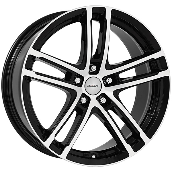 DEZENT TZ-c dark 8x18 5x108 ET 42 BLACK/POLISHED