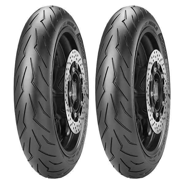 PIRELLI COPPIA GOMME PIRELLI 100/90-10 56J + 120/70-12 58P DIABLO ROSSO SCOOTER