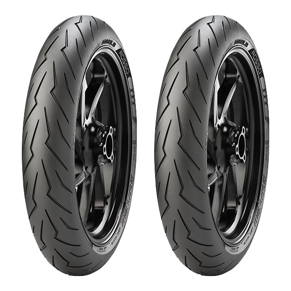 PIRELLI COPPIA GOMME PIRELLI 110/70-17 54S + 110/70-17 54S DIABLO ROSSO SPORT