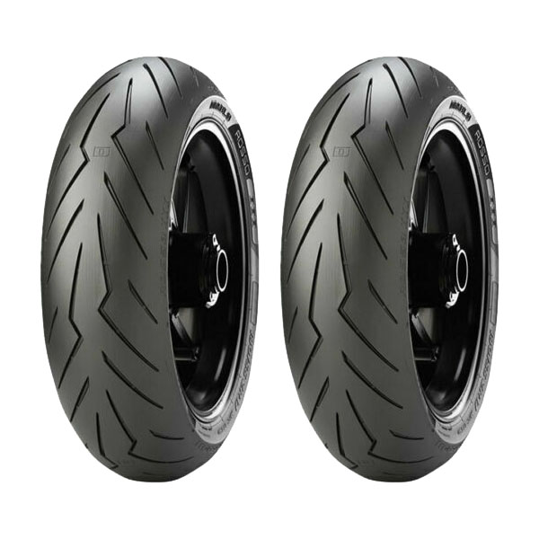 PIRELLI COPPIA GOMME PIRELLI 120/70-17 58S + 150/60-17 66S DIABLO ROSSO SPORT