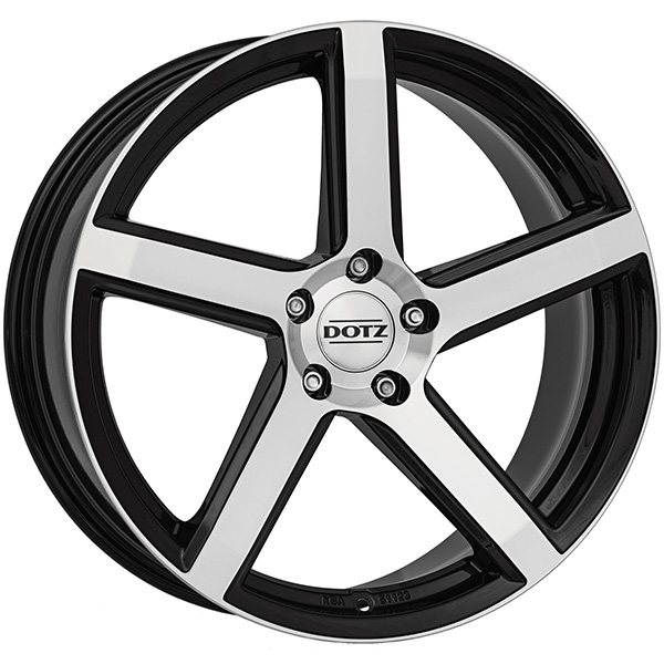 DOTZ CP5 dark 8.5x18 5x112 ET 45 Black/polished