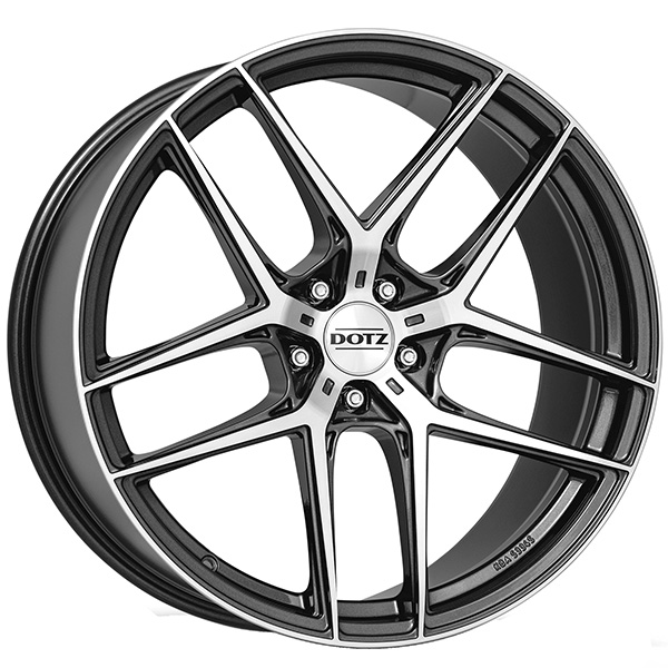 DOTZ LagunaSeca dark 9x21 5x112 ET 28 GUNMETAL/POLISHED