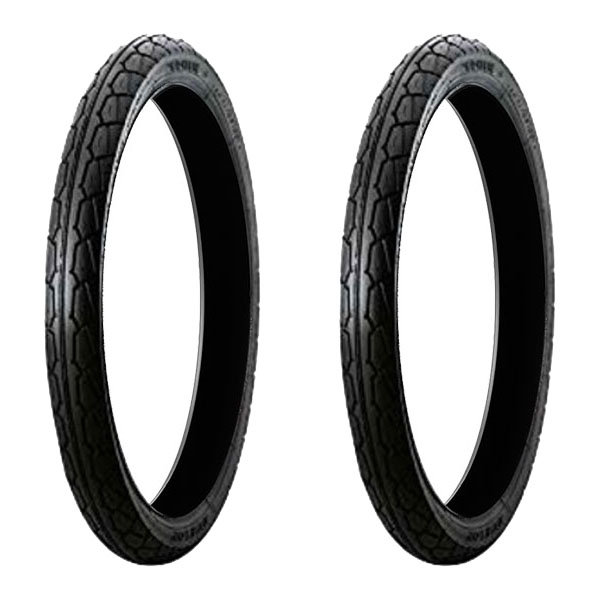 DUNLOP COPPIA GOMME DUNLOP 2.50-17 38L + 2.75-17 41P D104