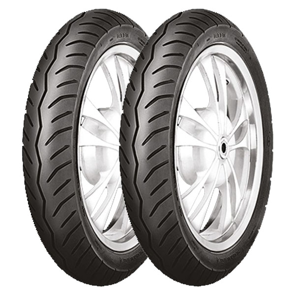 DUNLOP COPPIA GOMME DUNLOP 80/80-14 43P + 80/80-14 43P D115