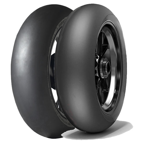 DUNLOP COPPIA GOMME DUNLOP GP RACER D212 SLICK 120/70-17 (M) + 190/55-17 (E)