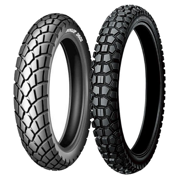 DUNLOP COPPIA GOMME DUNLOP 100/90-18 56P D602 + 4.10-18 59P D605